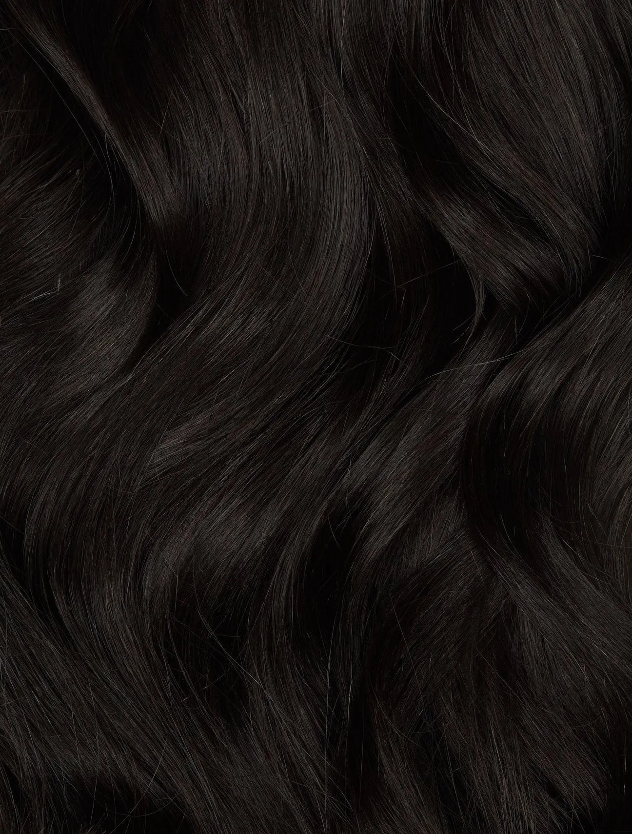 № 1b Soft Black Tape-in Weft