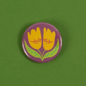 1.75" flower buttons