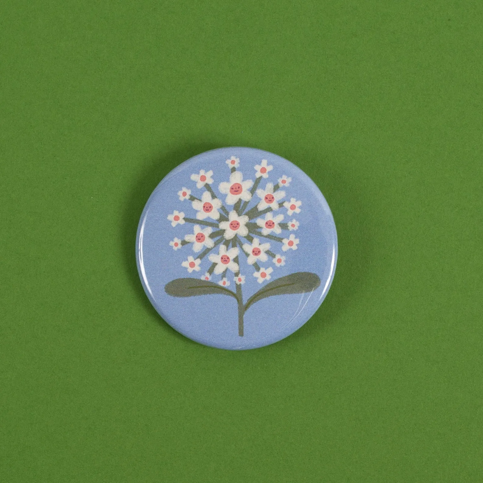 1.75" flower buttons
