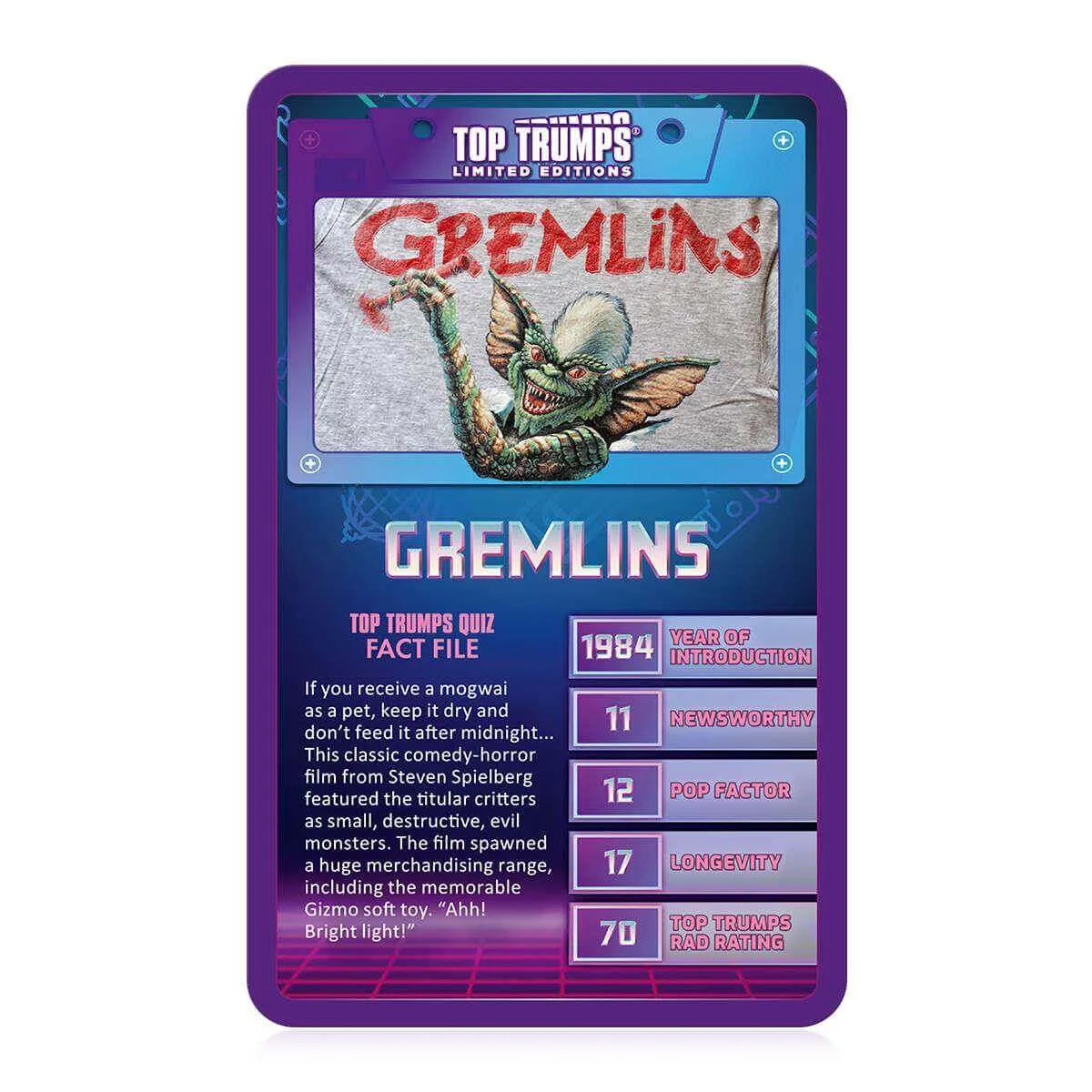 1980's Top Trumps Card Game