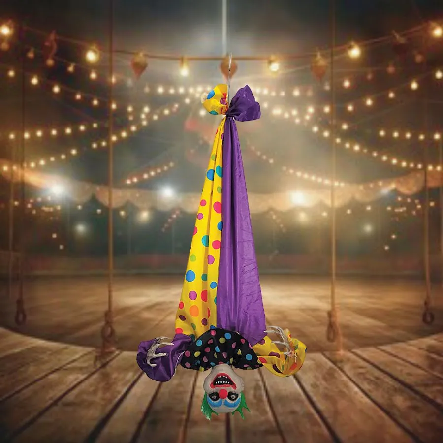 36" Animated Hanging Horror Clown