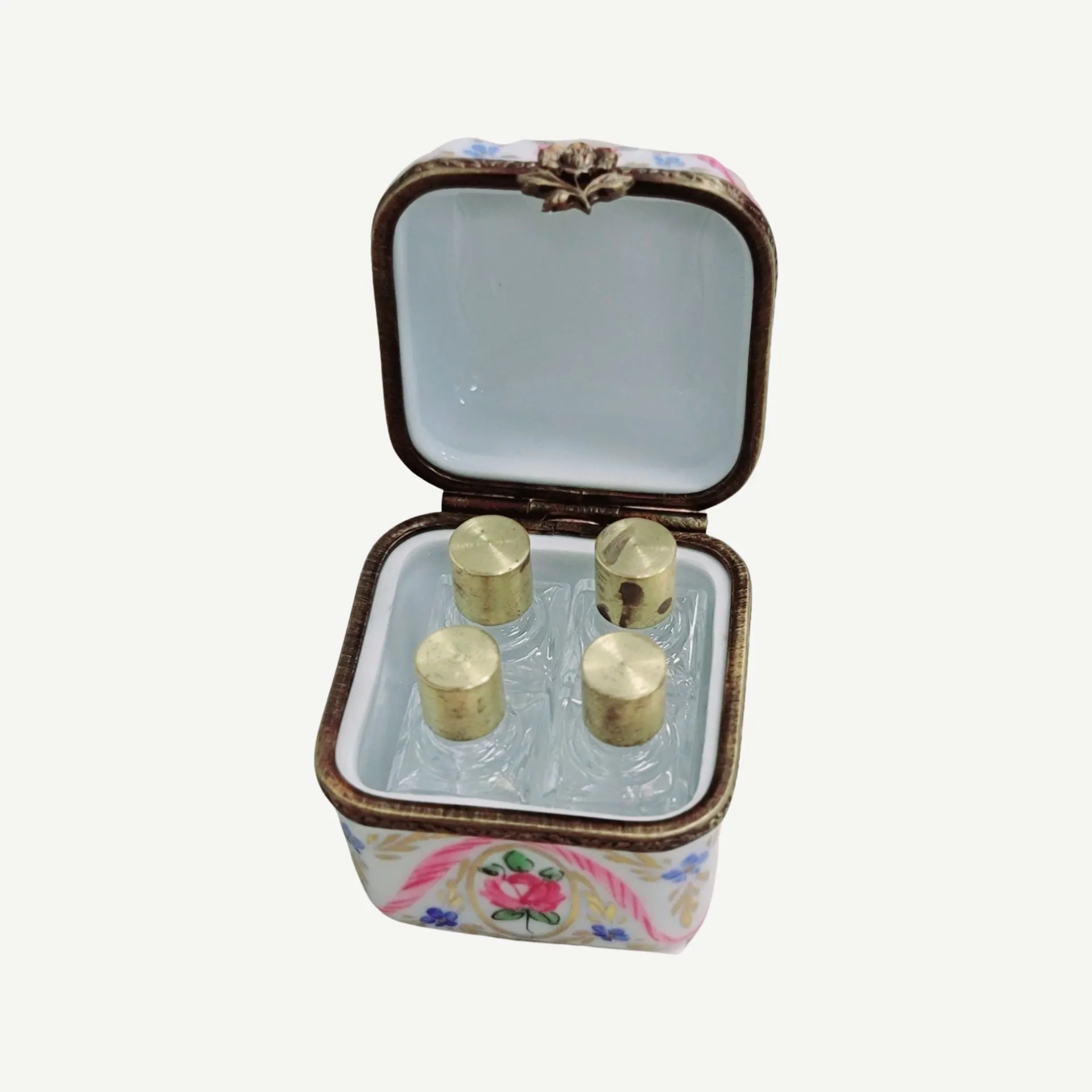 4 Perfume Pink Flowers Square