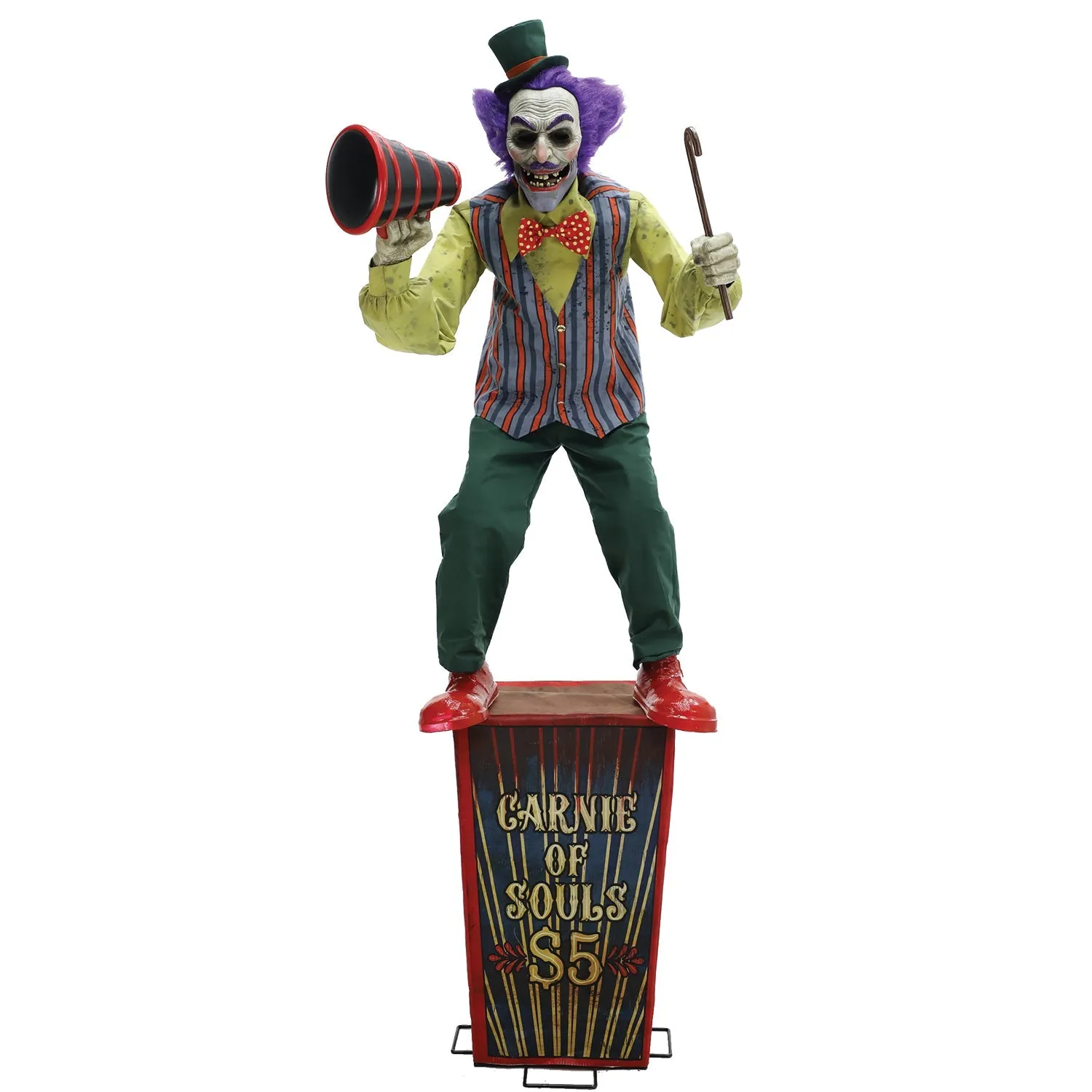 72" Servo Carnival Barker Animated Prop