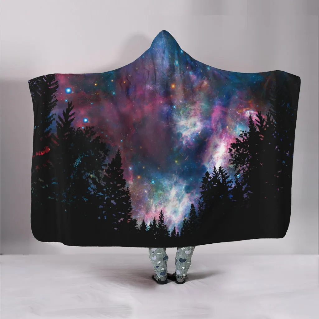 A Night In The Woods Hooded Blanket