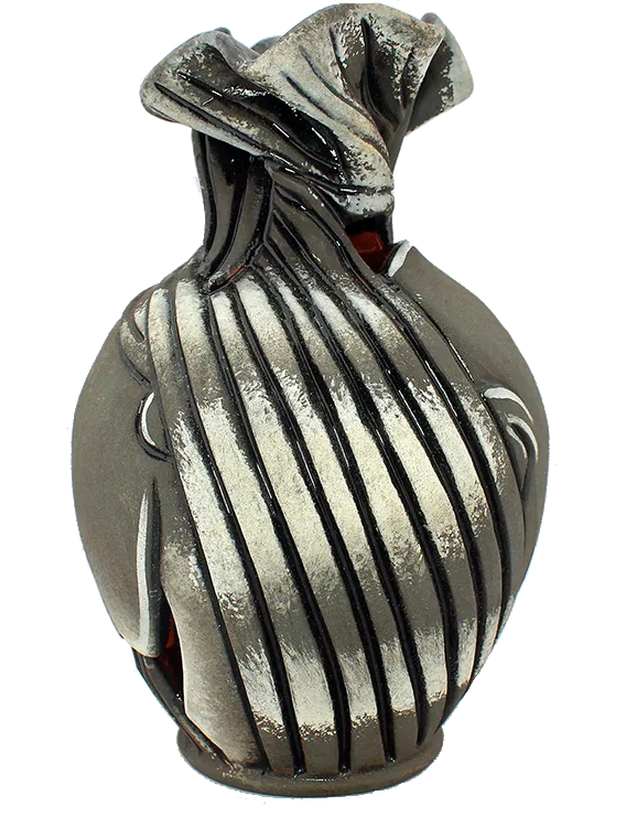African Lady Twisted Neck Vase