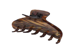 ALEXANDRE DE PARIS (A.D.P) TIMELESS COGNAC COLOR JAW HAIR CLIP