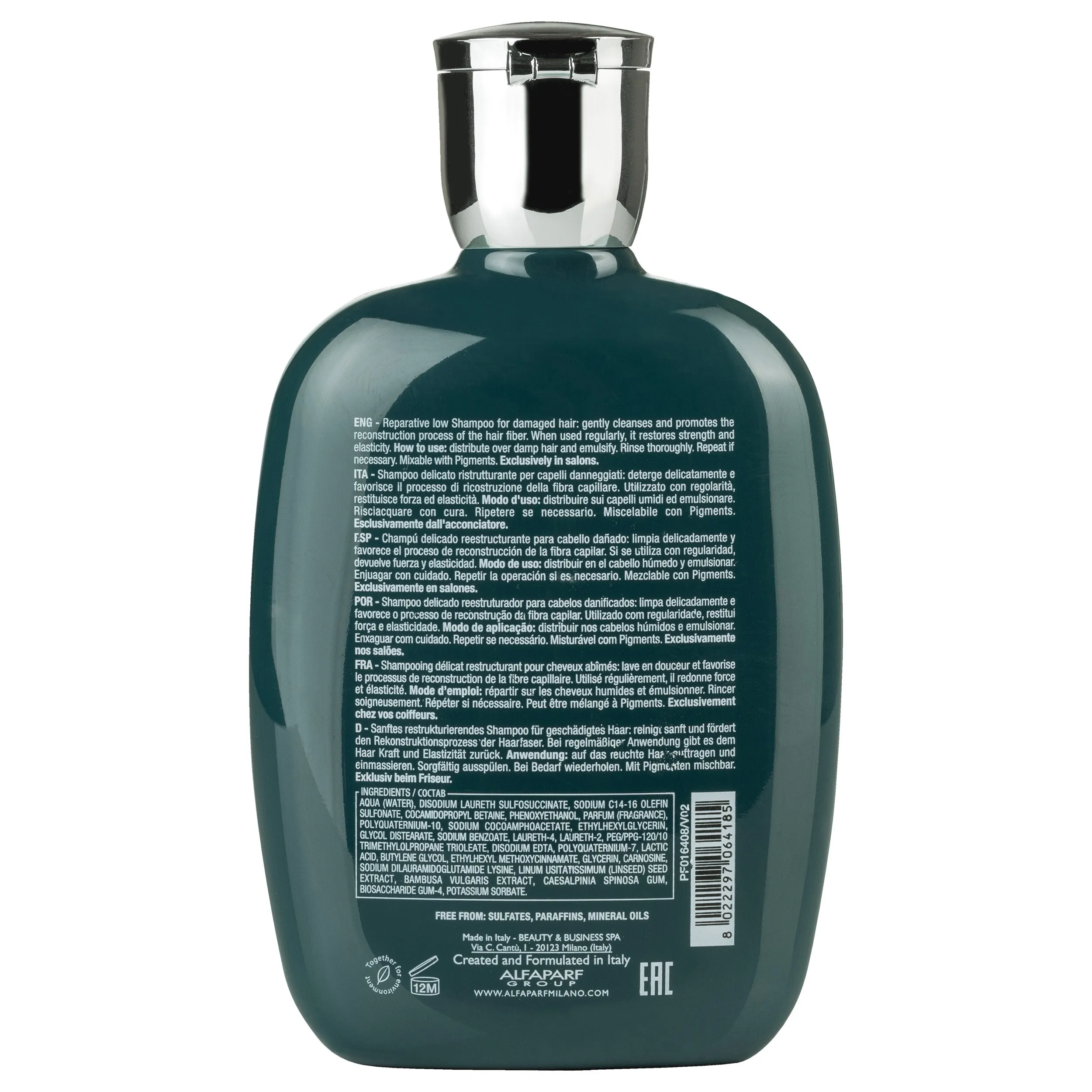 Alfaparf Milano Semi Di Lino Reconstruction Reparative Low Shampoo 250ml