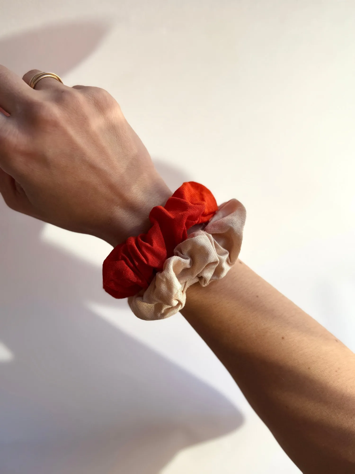 Amalfi Linen Scrunchies