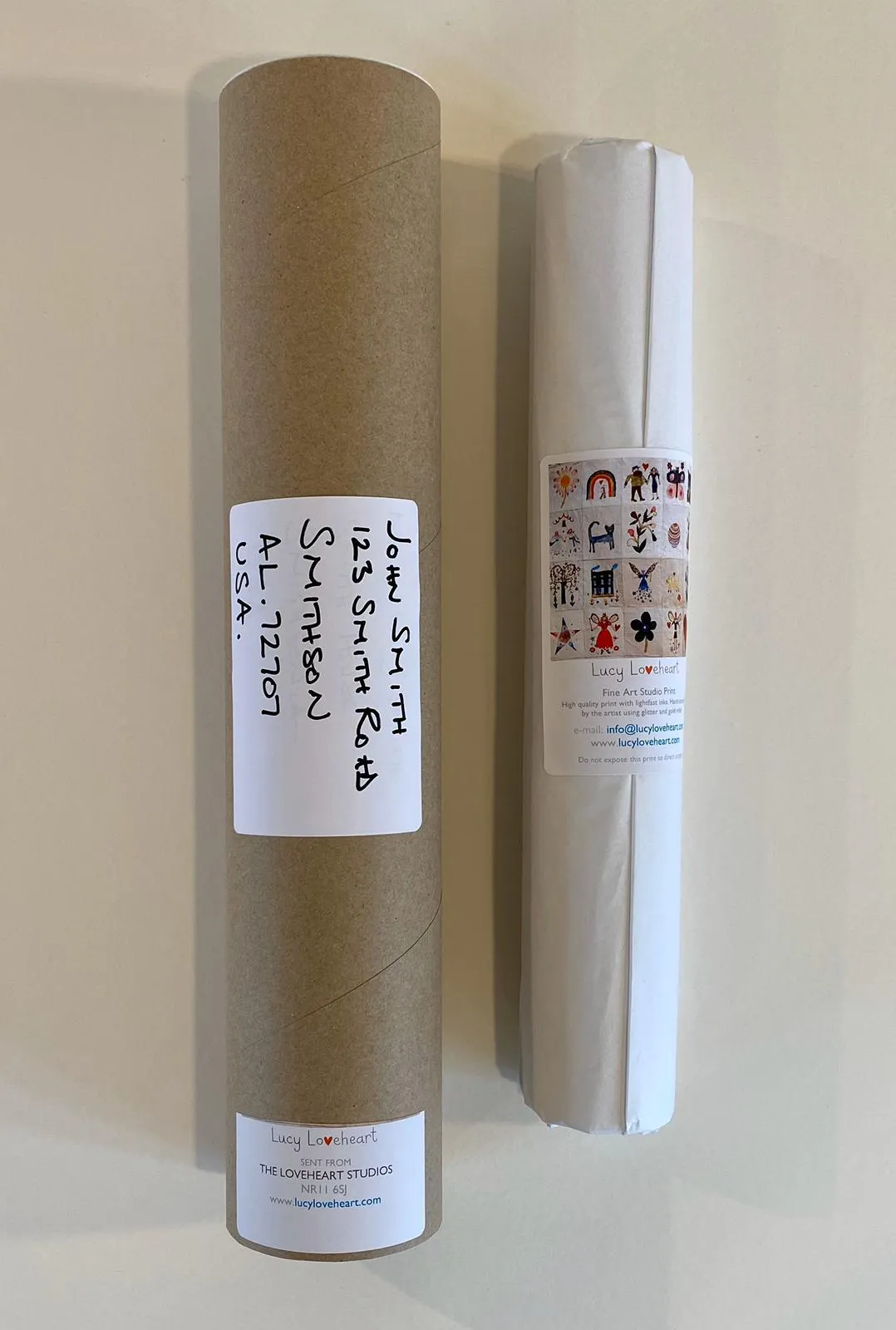 Art Print in a Tube | Earthly Paradise | Chiswick House & Gardens | Lucy Loveheart
