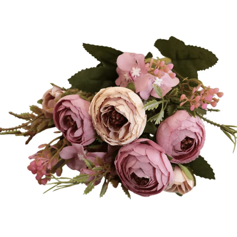 Artificial Rose Bouquet – Elegant Floral Decor for Any Space