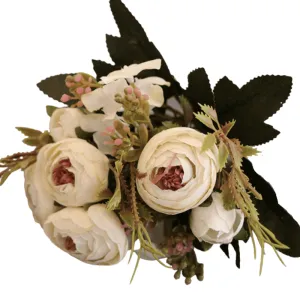 Artificial Rose Bouquet – Elegant Floral Decor for Any Space