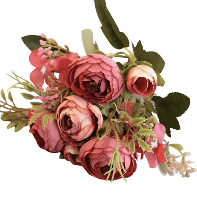 Artificial Rose Bouquet – Elegant Floral Decor for Any Space