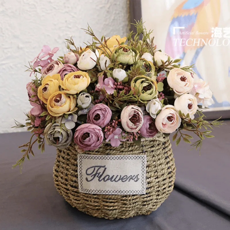 Artificial Rose Bouquet – Elegant Floral Decor for Any Space