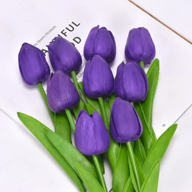 Artificial Tulip Bouquet Decor – Timeless Tulip Elegance