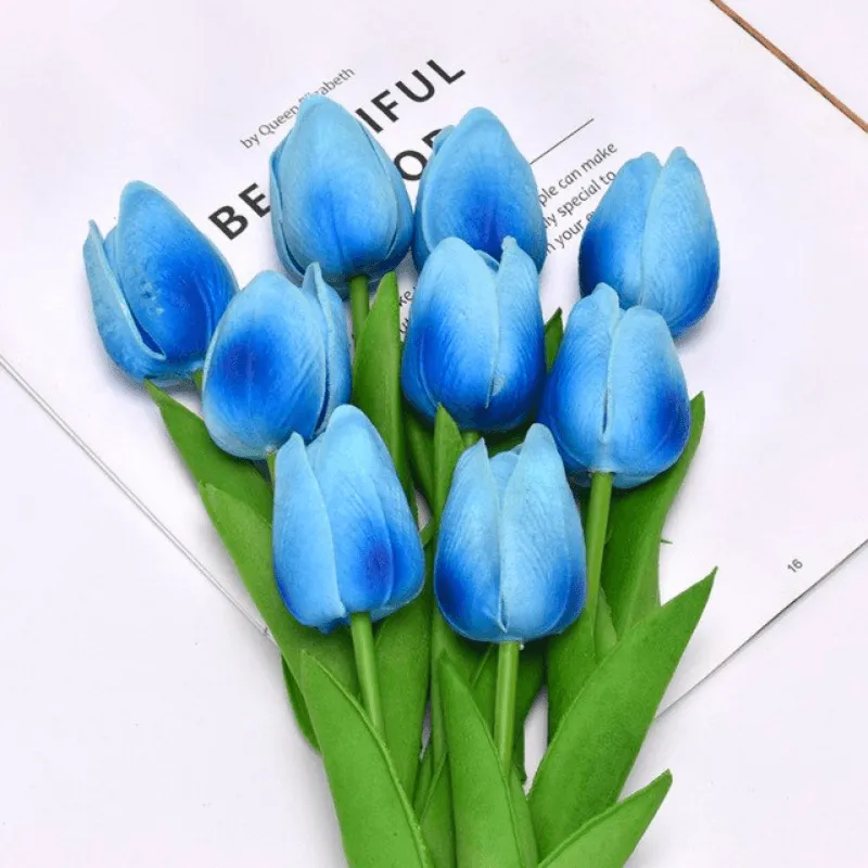 Artificial Tulip Bouquet Decor – Timeless Tulip Elegance