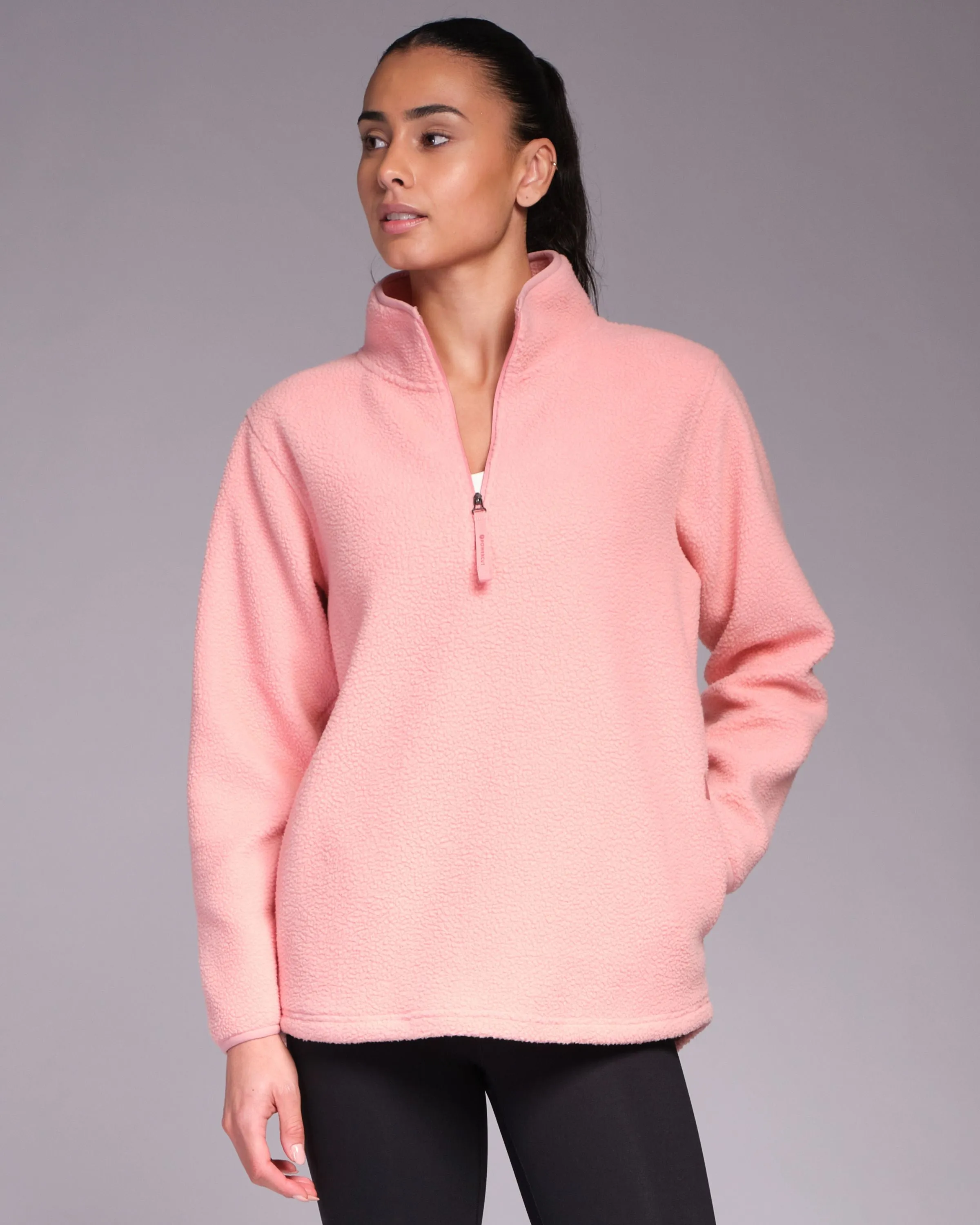 Ascend 1/4 Zip Fleece Rose Elegance