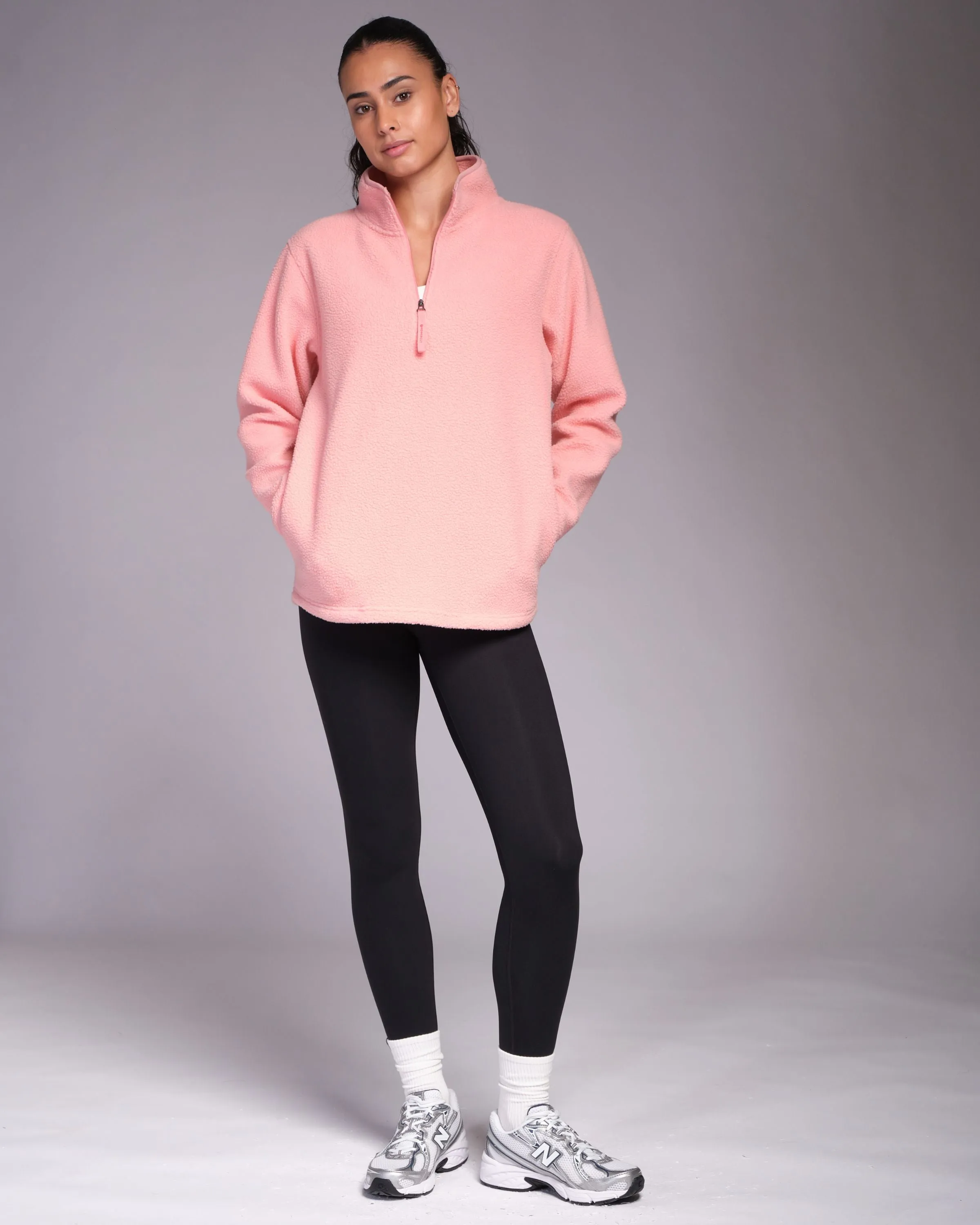 Ascend 1/4 Zip Fleece Rose Elegance