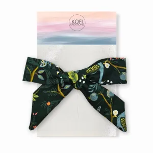 Audrey - Wildflower Whimsy Hand-Tied Hair Bow