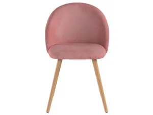 AVALON VELVET CHAIR - DUSTY ROSE