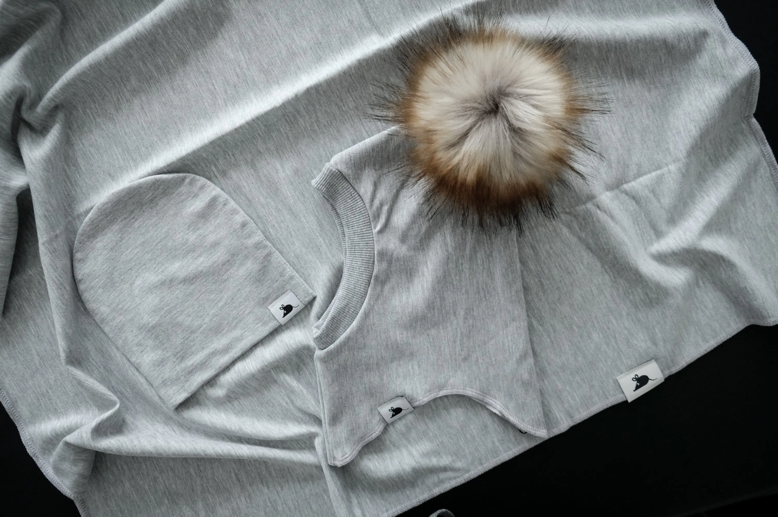 Balaclava with pom - Made in Canada