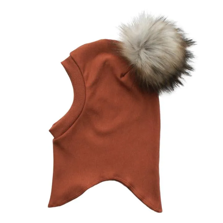 Balaclava with pom - Made in Canada