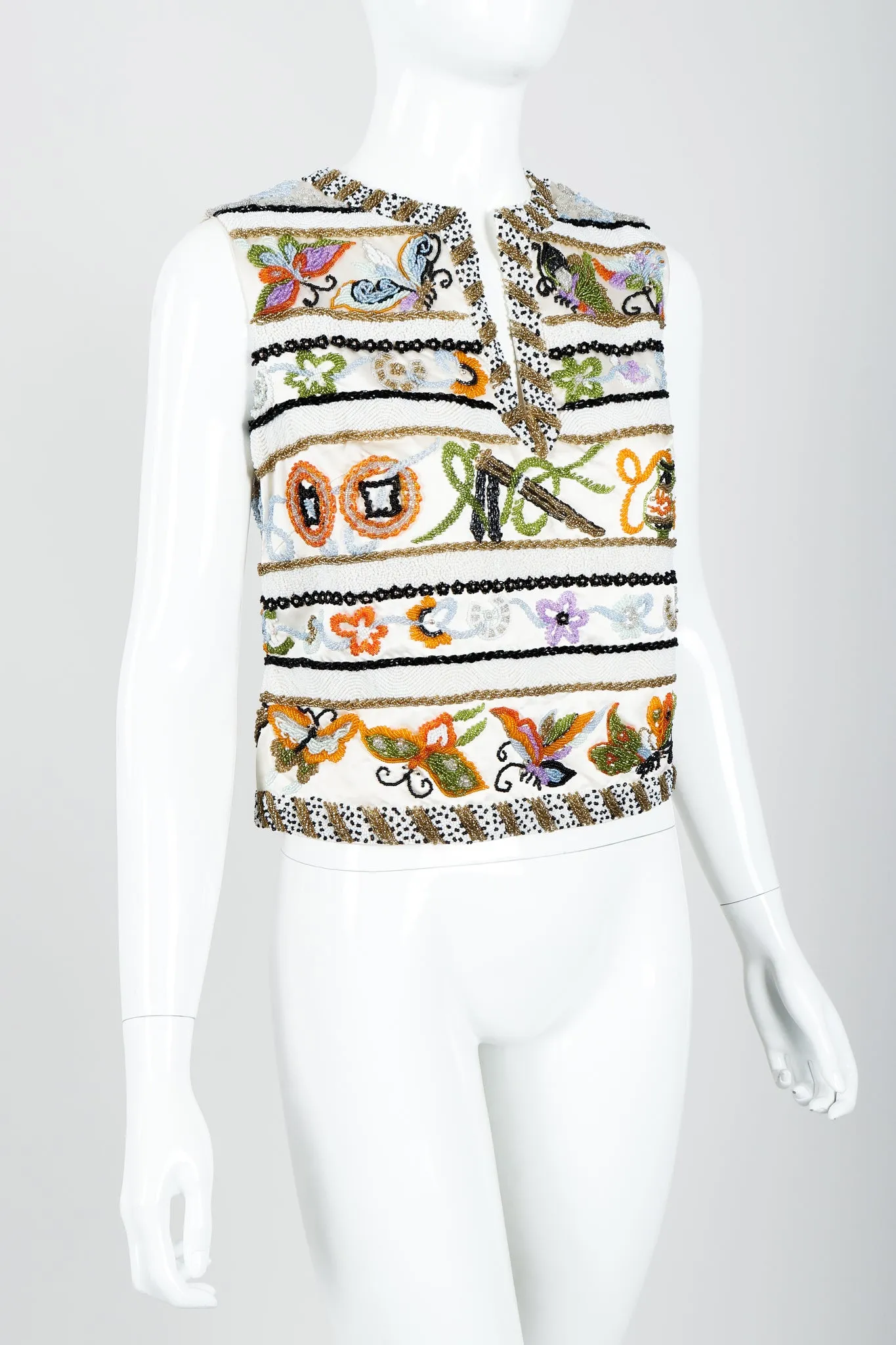 Beaded Butterfly Top