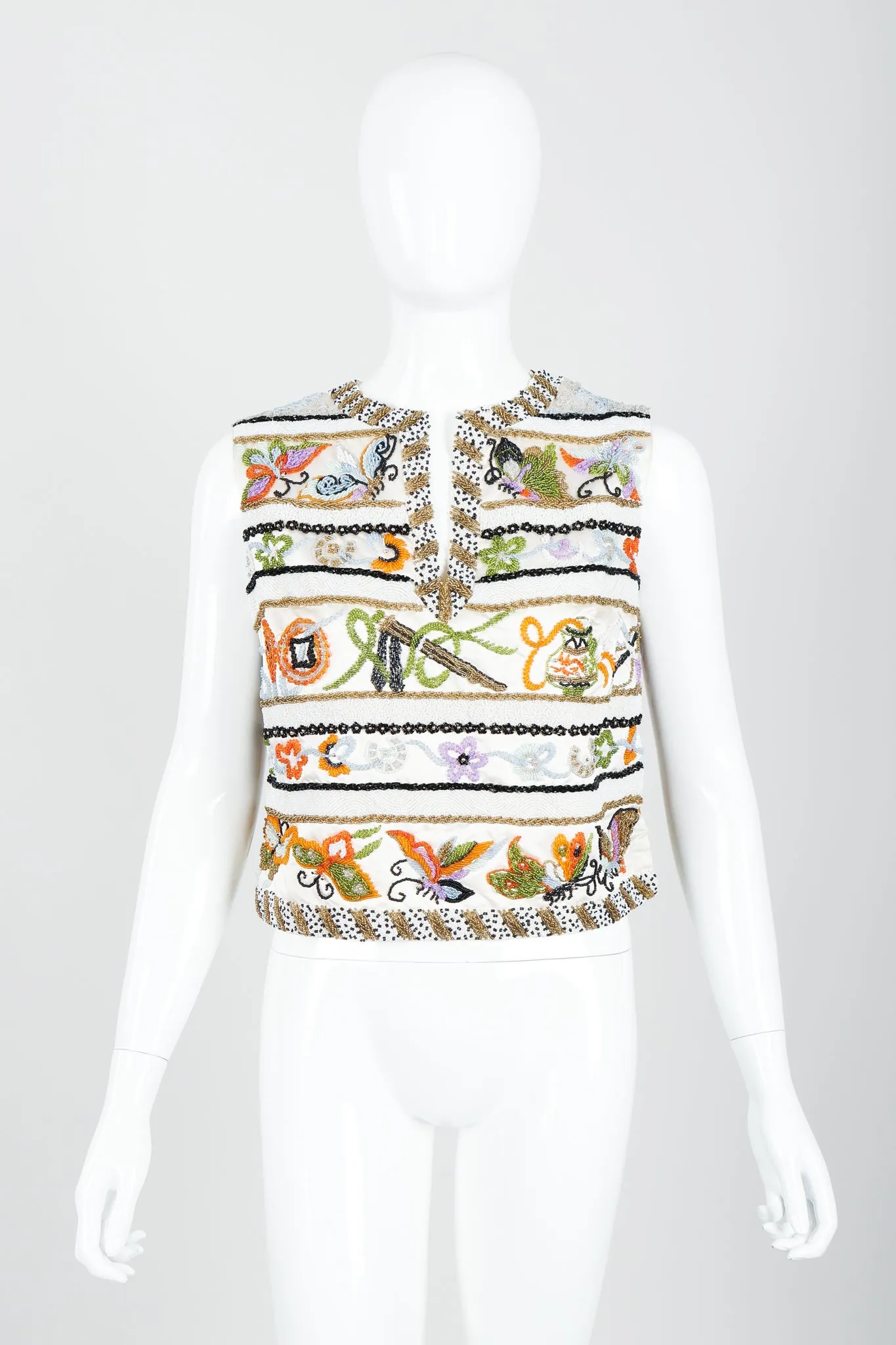 Beaded Butterfly Top