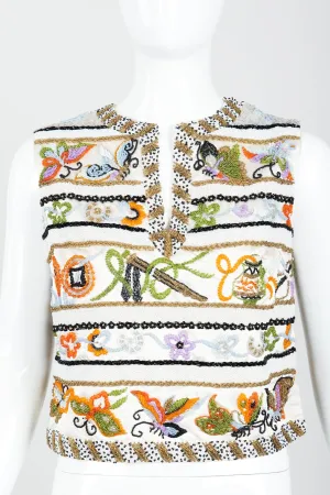 Beaded Butterfly Top