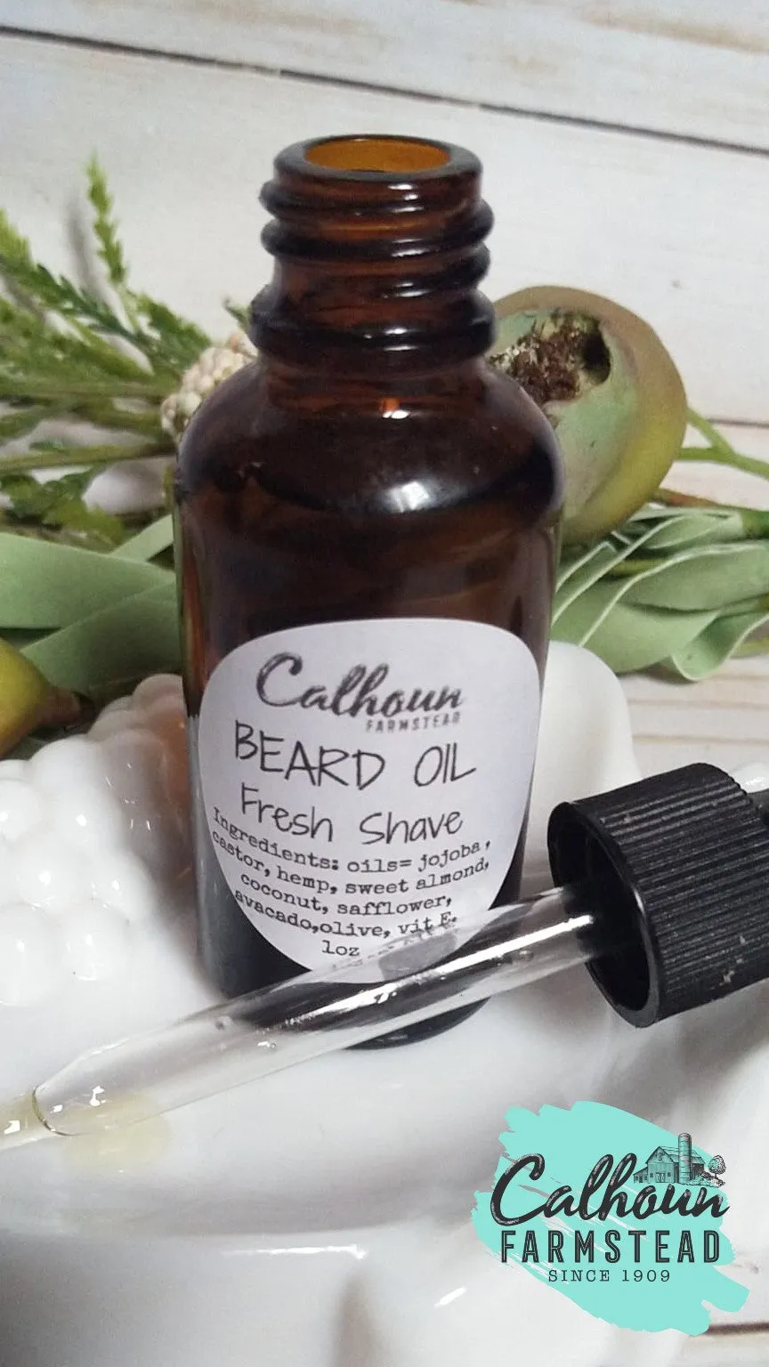 Beard Oil - Beard Care - Manscaping - 1oz dropper bottle