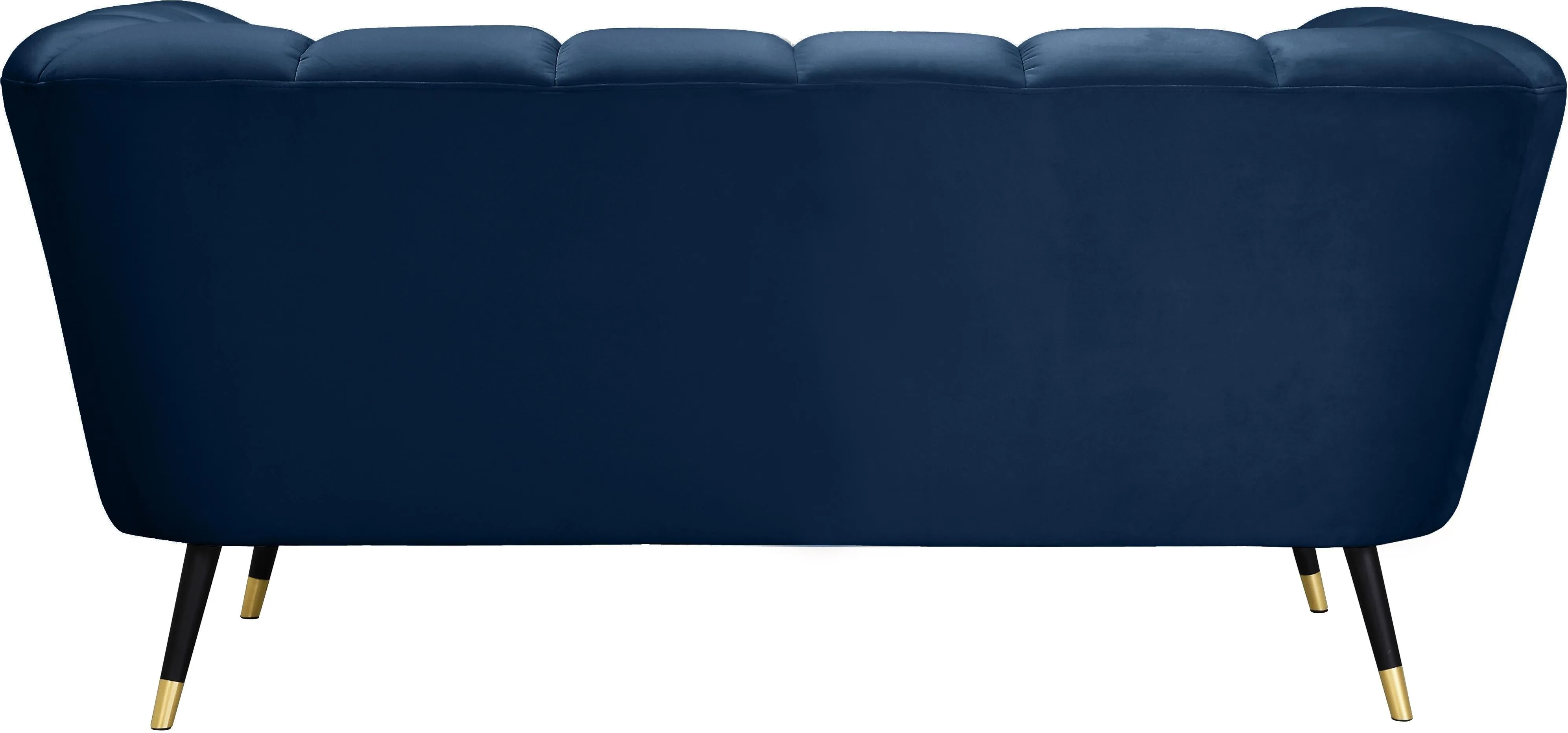 Beaumont Navy Velvet Loveseat