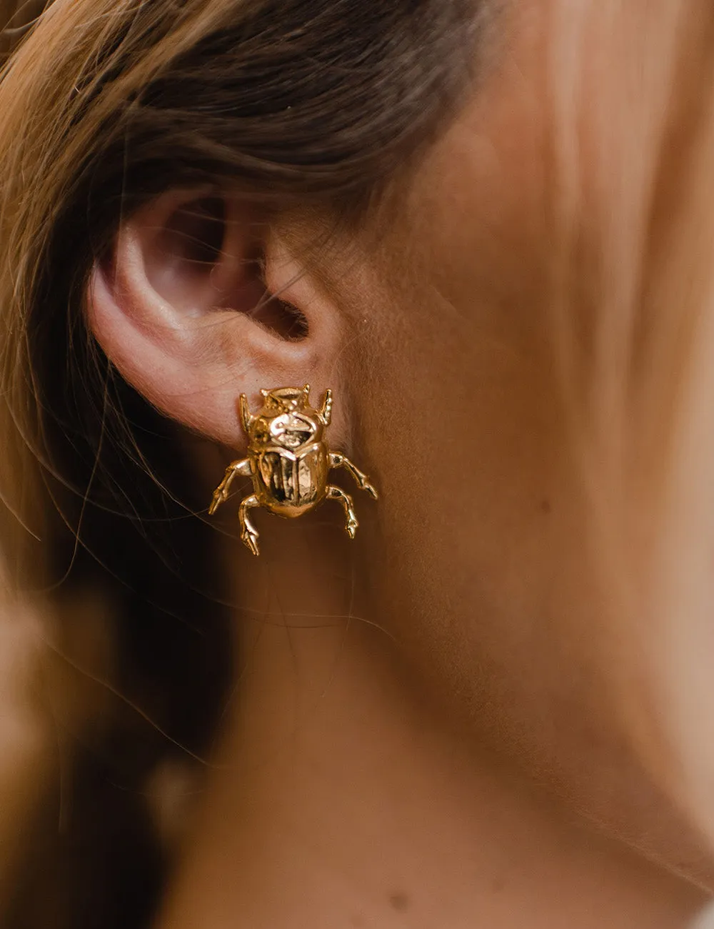 Beetle Earring