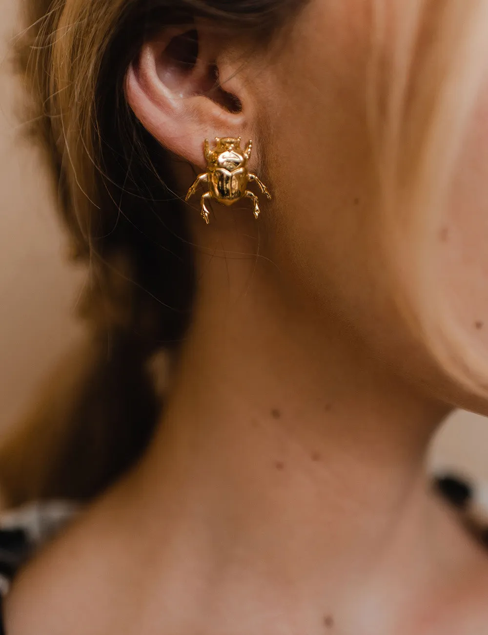 Beetle Earring