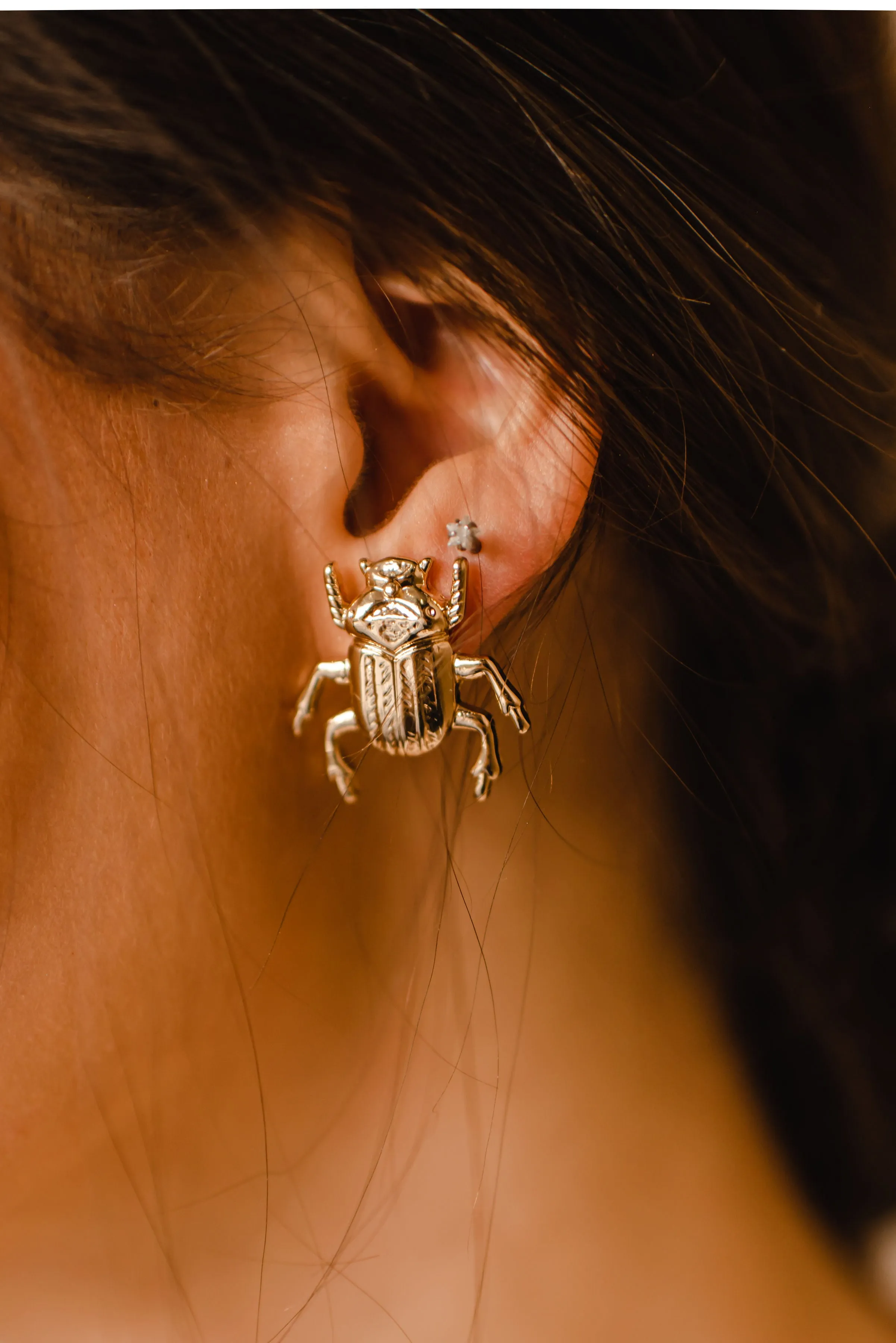 Beetle Earring