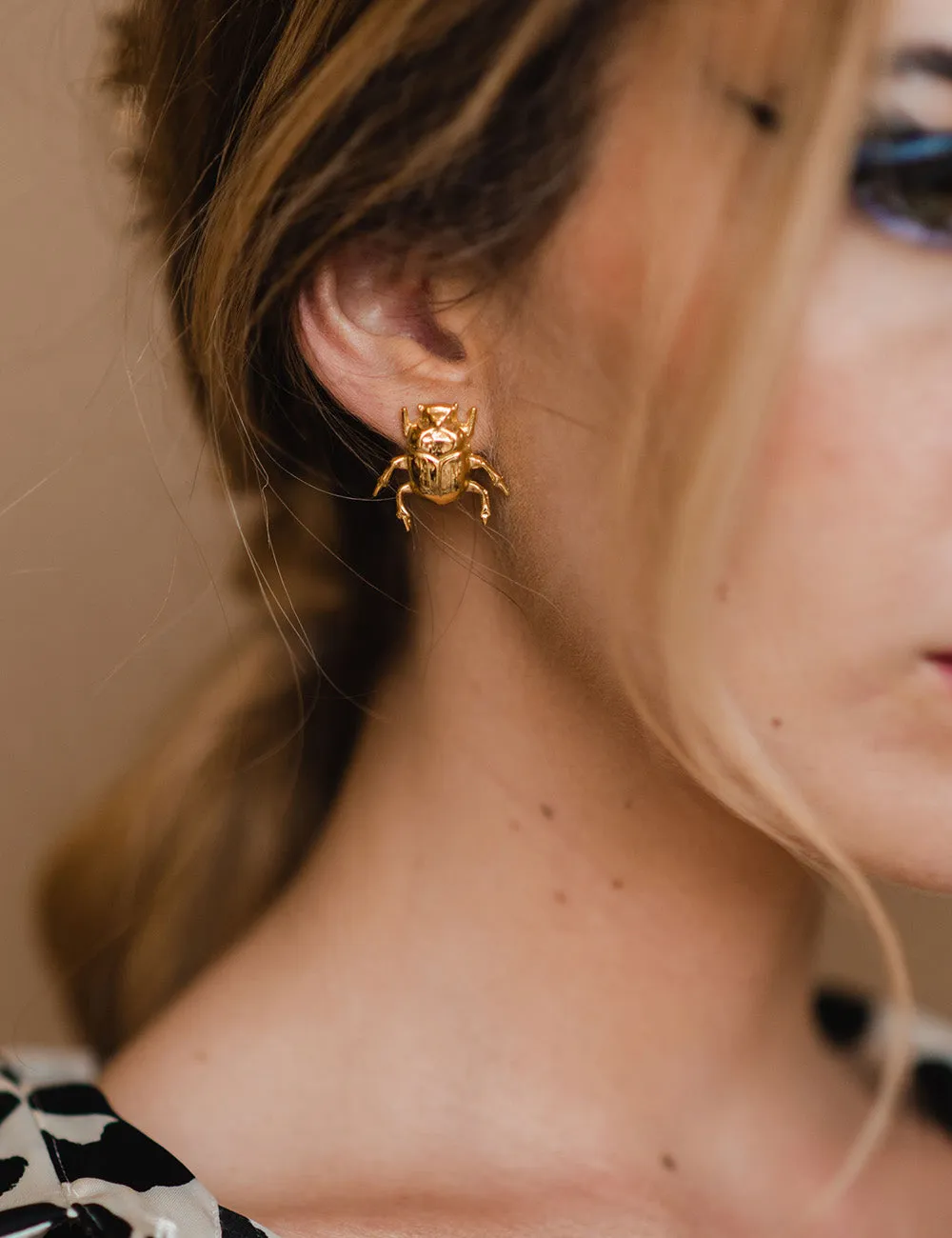 Beetle Earring