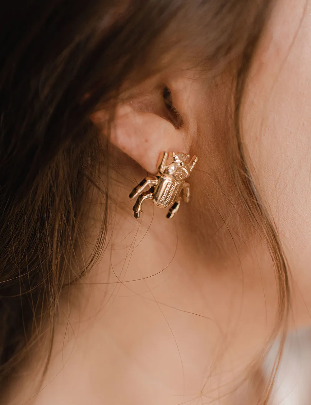 Beetle Earring