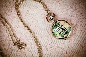 Birdcage Pocket Watch