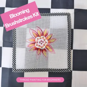 Blooming Brushstrokes Thread Painting Kit