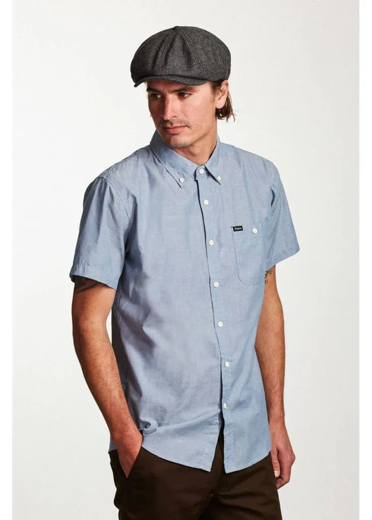Brixton Brood Snap Cap Grey Black
