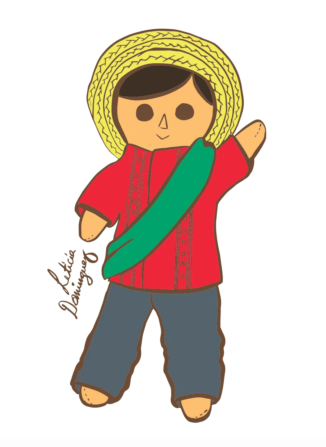 Calcomanías "stickers" de muñecas para el Día del niño/2
