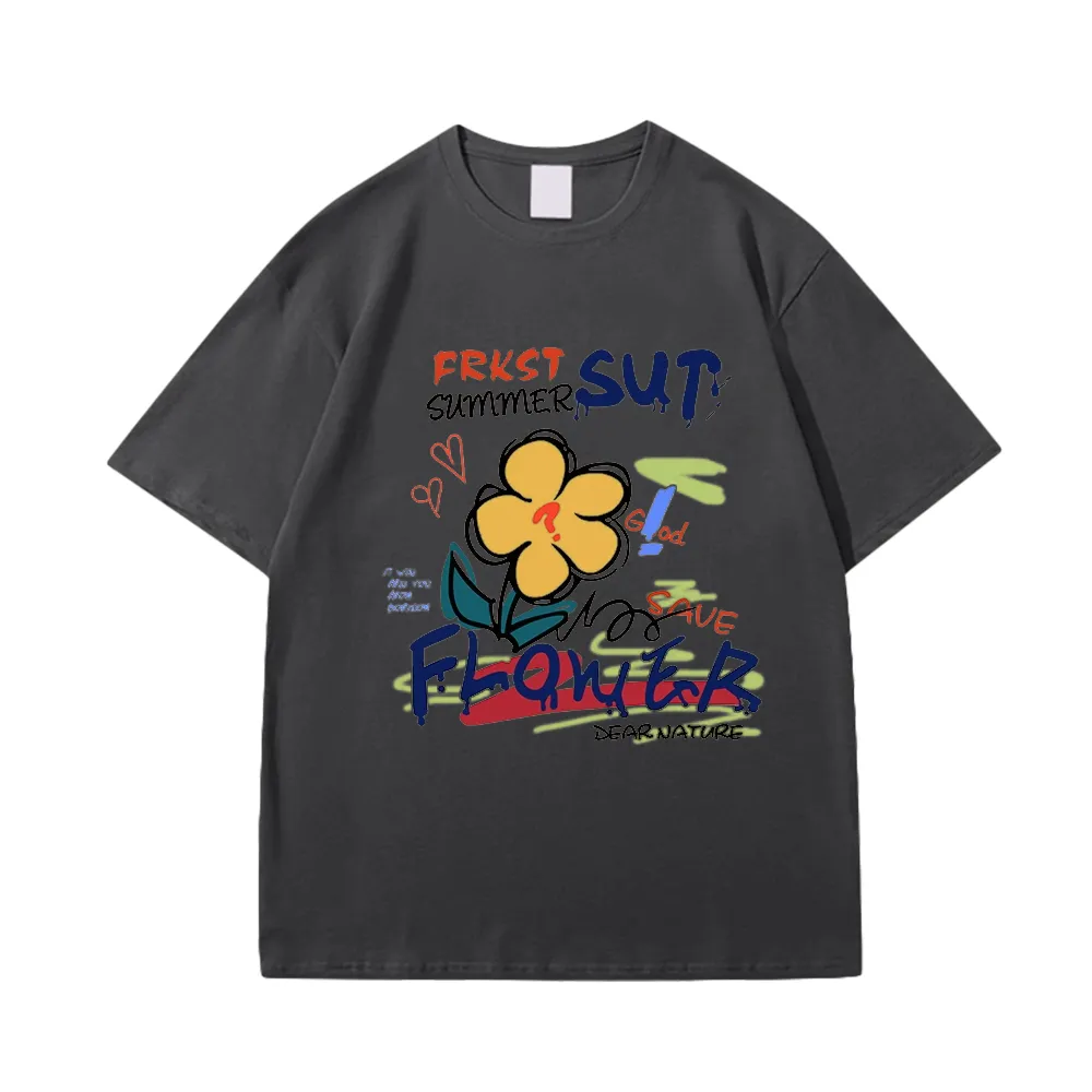 Chic Doodle Flowers T-Shirt
