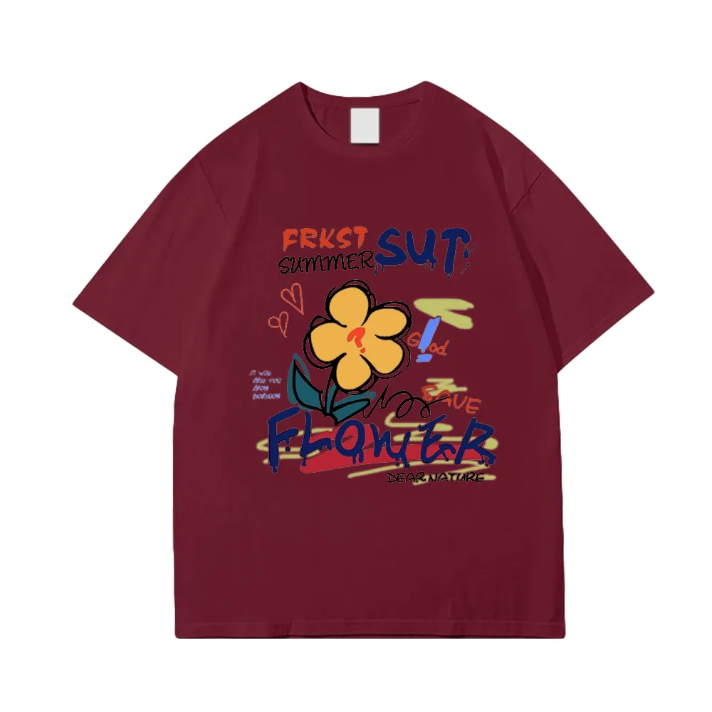 Chic Doodle Flowers T-Shirt