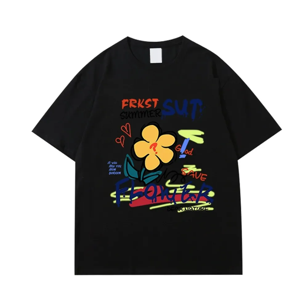 Chic Doodle Flowers T-Shirt