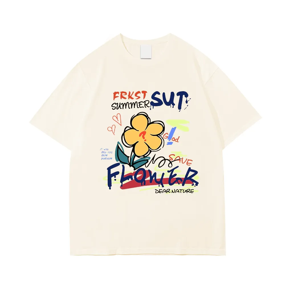 Chic Doodle Flowers T-Shirt