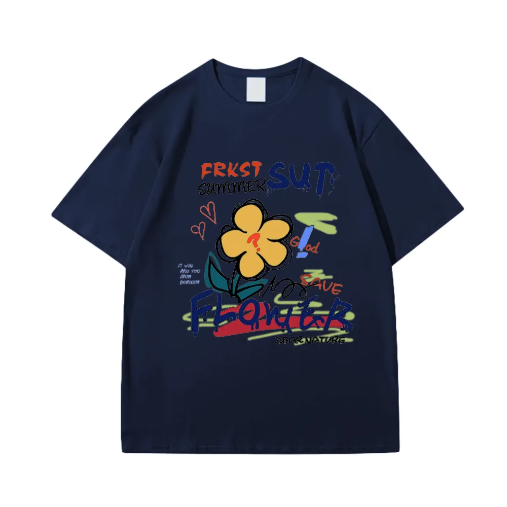 Chic Doodle Flowers T-Shirt