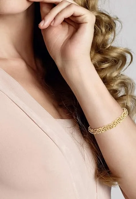 Classic Byzantine Link Chain Bracelet