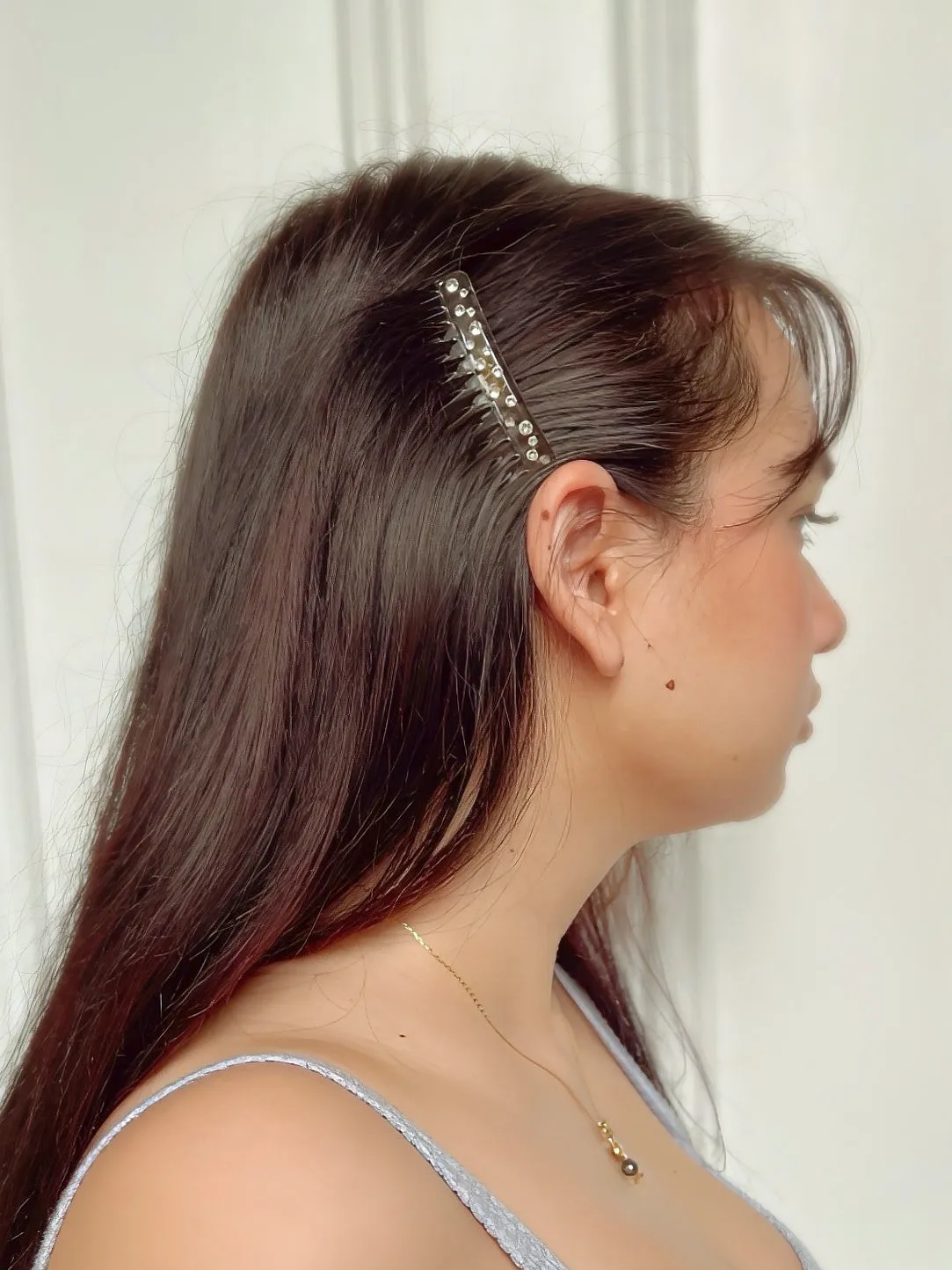 Classic Small Transparent Side Comb