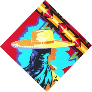 Cowgirl Painting Native American Indian Theme Original Painting by artist Dan Howard