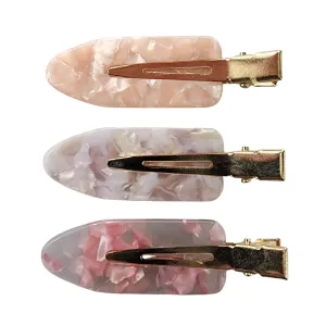 Creaseless Hair Styling and Sectioning Clips - 3pk (Strawberry Shortcake)
