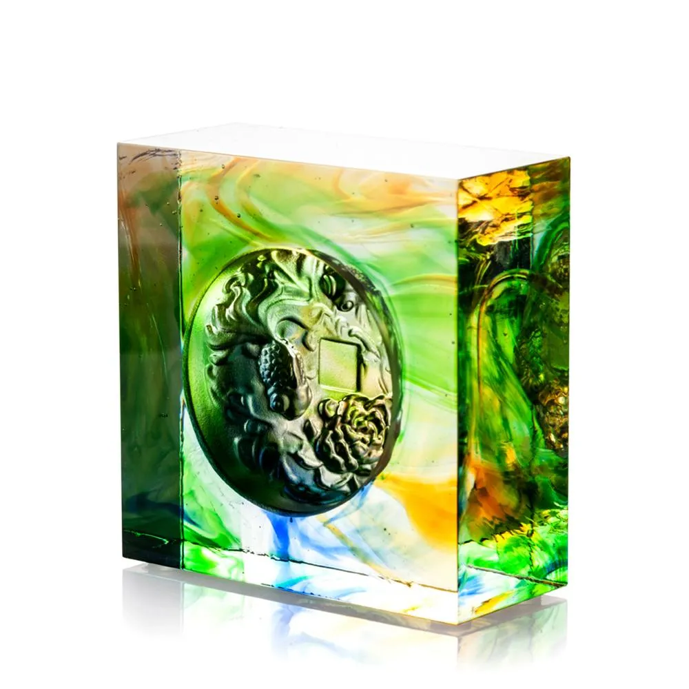 Crystal Fish, Goldfish, Prosperity Abound