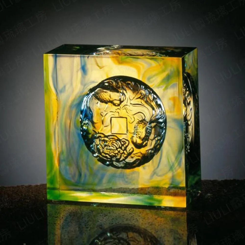 Crystal Fish, Goldfish, Prosperity Abound